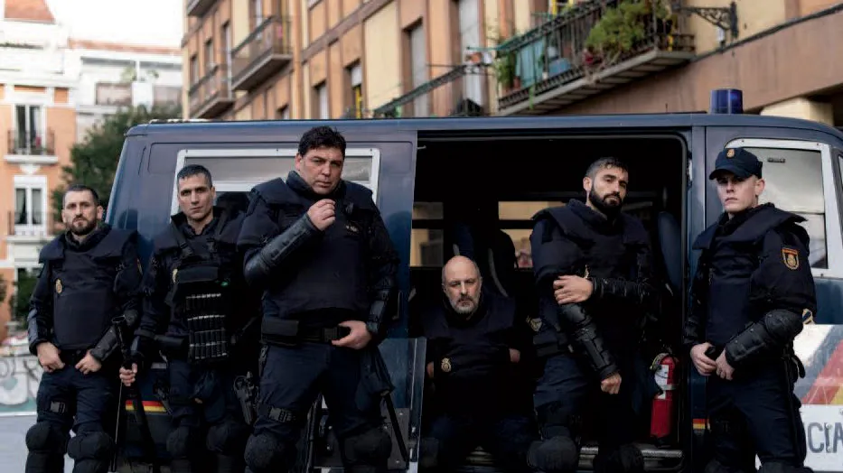 Movistar plus riot police